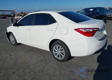 2018 Toyota Corolla Le из США, поврежденный, VIN 5YFBURHEXJP846371